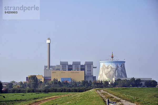 Freizeitzentrum Wunderland Kalkar auf dem Areal des Kernkraftwerks Schneller Brüter  Kalkar  Nordrhein-Westfalen  Deutschland