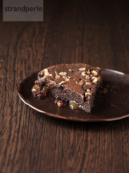 Belgische Schokolade und gesalzene Karamell-Pekannusstorte