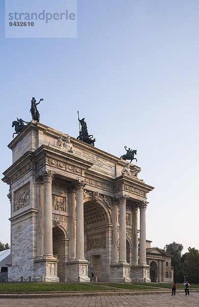 Bogen des Friedens  Piazza Sempione  Mailand  Italien