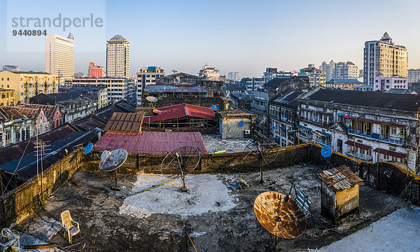 Stadtansicht  Rangun  Myanmar  Asien