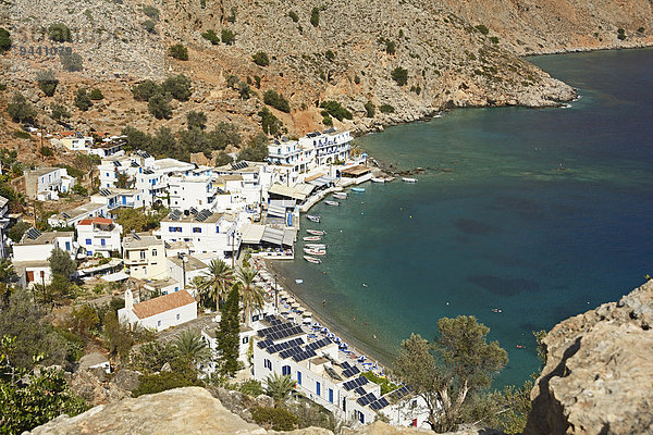 Ortsansicht von Loutro  Kreta  Griechenland