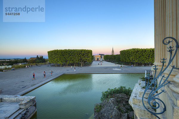Place Royale du Peyrou  Montpellier  Languedoc-Roussillon  Frankreich  Europa