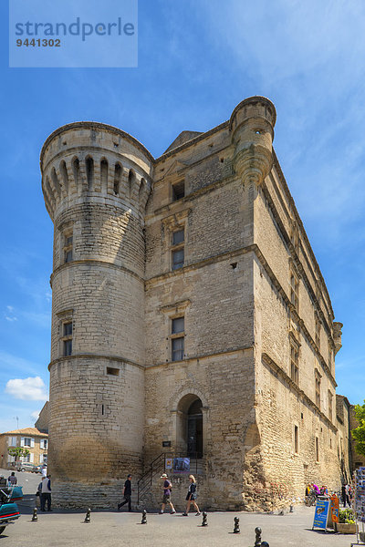 Chateau de Gordes  Gordes  Vaucluse  Provence - Alpes-Cote d Azur  Frankreich  Europa