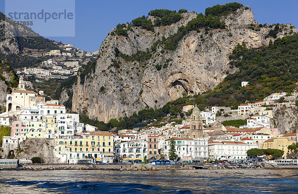Ortsansicht  Amalfi  Provinz Salerno  Kampanien  Italien  Europa