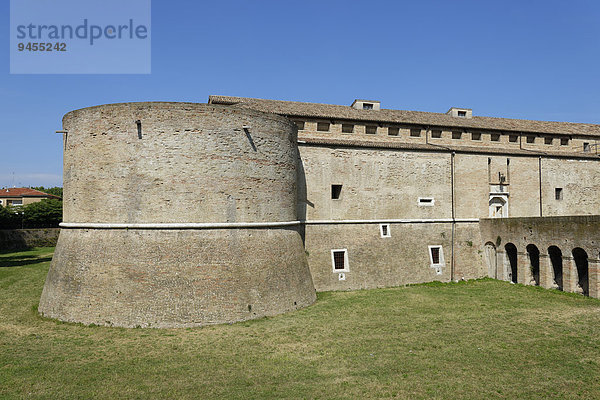 Festung Rocca Costanza  Pesaro  Marken  Italien  Europa