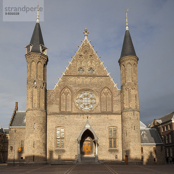Ridderzaal  Rittersaal  Binnenhof  Den Haag  Holland  Niederlande  Europa