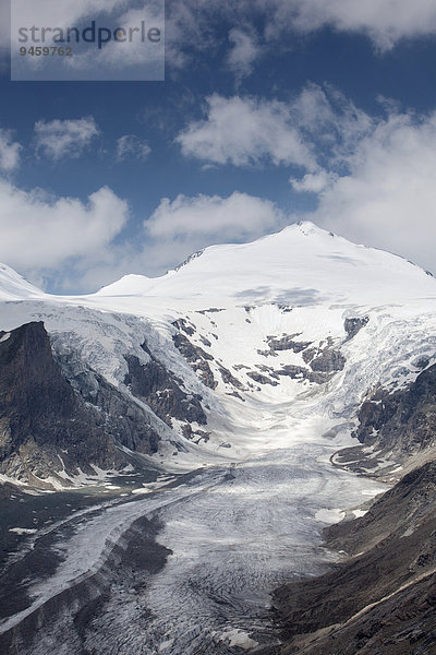 Johannisberg mit Gletscher Pasterze in der Glocknergruppe  Bruck  Salzburger Land  Österreich  Europa