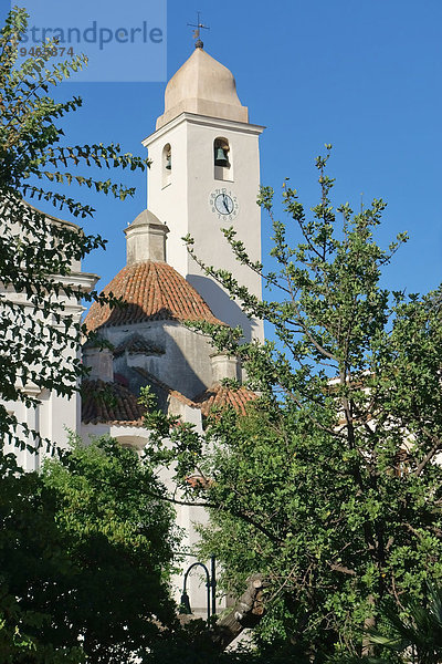 Glockenturm der Pfarrkirche San Giacomo  Orosei  Provinz Nuoro  Sardinien  Italien  Europa
