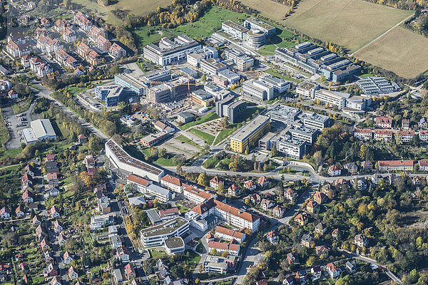 Beutenberg Campus  bedeutender internationaler Standort für Wissenschaft und Forschung  interdisziplinäres Wissenschaftszentrum  wird ausgebaut  Jena  Thüringen  Deutschland  Europa