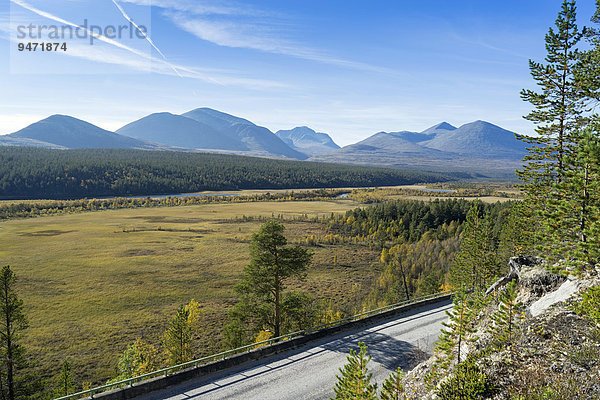 Norwegische Landschaftsroute Rondane  Rondane-Nationalpark  Hedmark  Oppland  Norwegen  Skandinavien  Europa