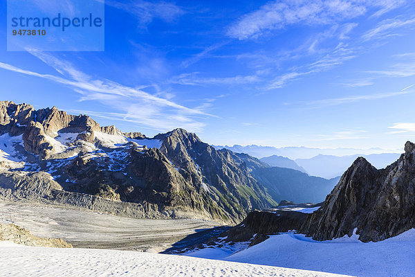 Saleinagletscher  Mont-Blanc-Massiv  Alpen  Wallis  Schweiz  Europa