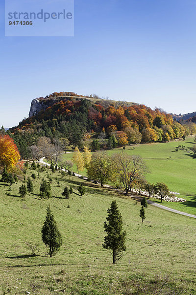 Der Lochenstein  Schwäbische Alb  Baden-Württemberg  Deutschland  Europa