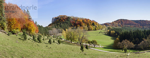 Der Lochenstein  Schwäbische Alb  Baden-Württemberg  Deutschland  Europa