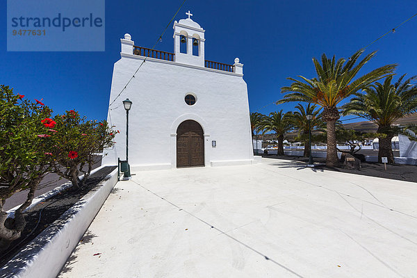 Dorfkirche San Isidro Labrador  Uga  La Geria  Lanzarote  Kanarische Inseln  Spanien  Europa