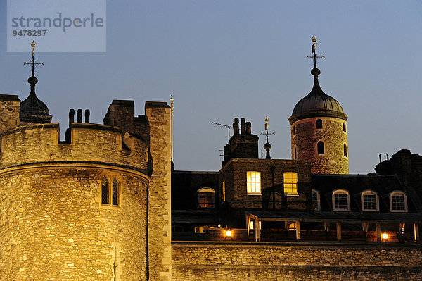 Tower of London  UNESCO-Weltkulturerbe  London  England  Großbritannien  Europa