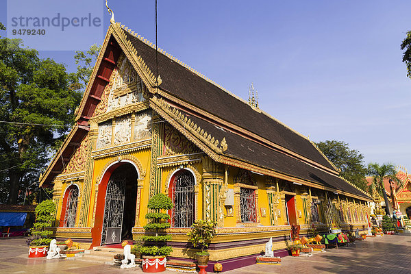 Wat Si Muang  Vientiane  Präfektur Vientiane  Laos  Asien