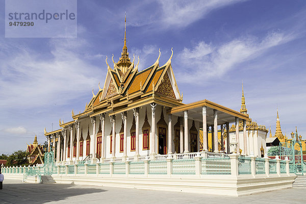 Silberpagode  Königspalast  Phnom Penh  Kambodscha  Asien