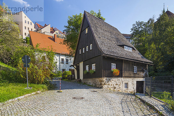 '''Hexenhaus'' an der Fischerpforte  eines der ältesten Häuser der Stadt  Bautzen  Sachsen  Deutschland  Europa'