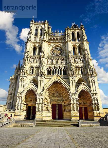 Gotische Kathedrale von Amiens  Notre Dame d?Amiens  UNESCO Weltkulturerbe  Amiens  Frankreich  Europa
