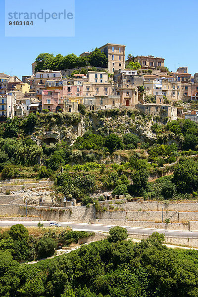 Bergstadt Ragusa  UNESCO-Weltkulturerbe  Val di Noto  Sizilien