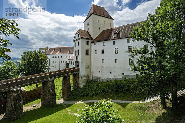 Burg Veste Oberhaus  Passau  Niederbayern  Bayern  Deutschland  Europa
