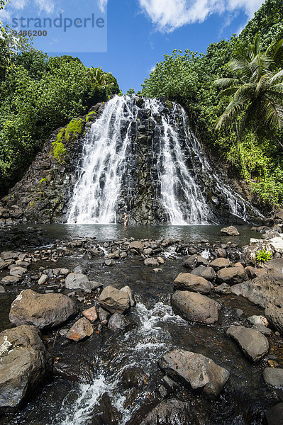 Wasserfall Kepirohi  Pohnpei  Mikronesien  Ozeanien