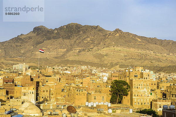 'Die Altstadt von Sana'a  UNESCO Weltkulturerbe  Sana'a  Jemen  Asien'