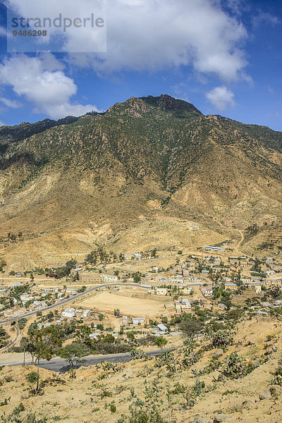 Kloster Debre Bizen über Nefasit  Region Semienawi Kayih Bahri  Eritrea  Afrika