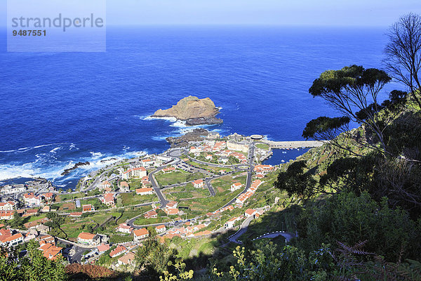 Nordküste der Insel Madeira  Porto Maniz  Madeira  Portugal  Europa