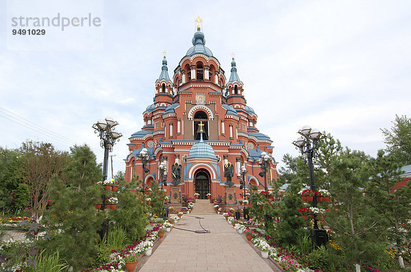 Kirche der Gottesmutter von Kasan  Altstadt  Irkutsk  Sibirien  Russische Föderation