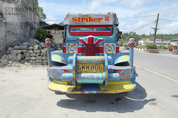 Jeepney Bus  Bohol  Philippinen  Asien