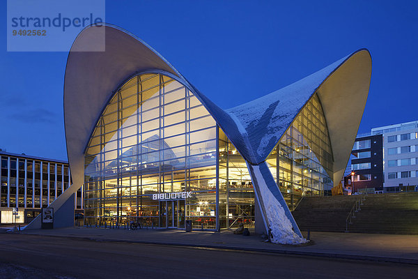 Bibliothek  Tromsø  Troms  Norwegen  Europa