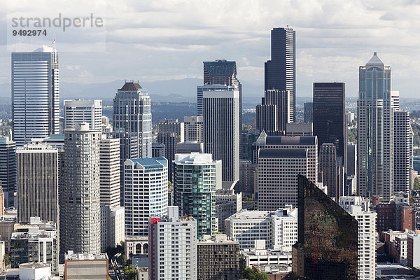 Hochhäuser  Downtown Seattle  Seattle  Washington  USA  Nordamerika