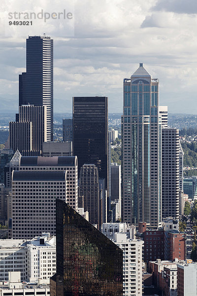 Hochhäuser  Downtown Seattle  Seattle  Washington  USA  Nordamerika