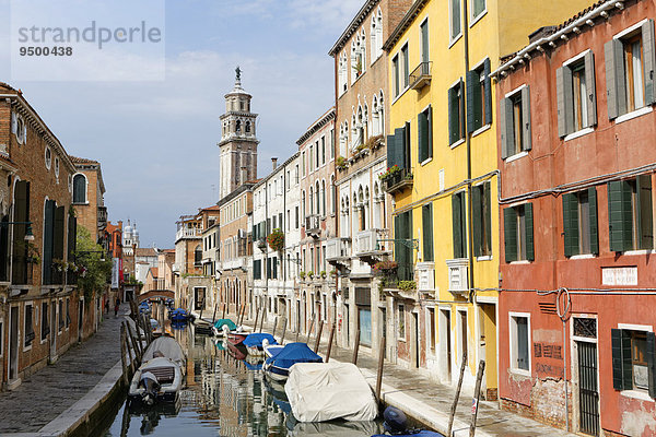 San Barnaba Kanal  Dorsoduro  Venedig  Veneto  Italien  Europa