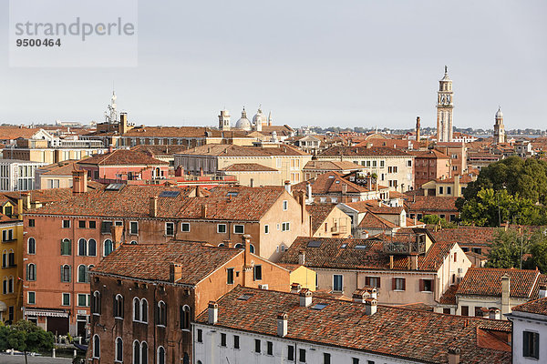 Überblick über das Viertel Santa Croce  Venedig  Veneto  Italien  Europa