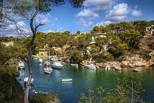 Hafen  Cala Figuera  Mallorca  Balearen  Spanien  Europa