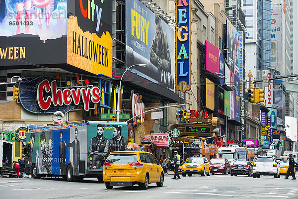 Times Square  Manhattan  New York City  New York  USA  Nordamerika