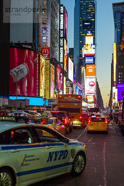 Times Square  Manhattan  New York City  New York  USA  Nordamerika