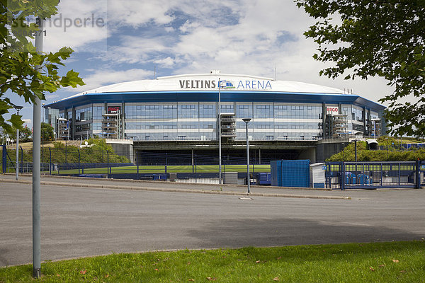 Stadion des FC Schalke 04  Veltins-Arena  Gelsenkirchen  Ruhrgebiet  Nordrhein-Westfalen  Deutschland  Europa