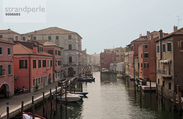 Canal Vena  Altstadt  Chioggia  Venetien  Italien  Europa
