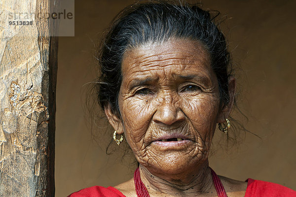Nepalesin  Portrait  Bandipur  Nepal  Asien