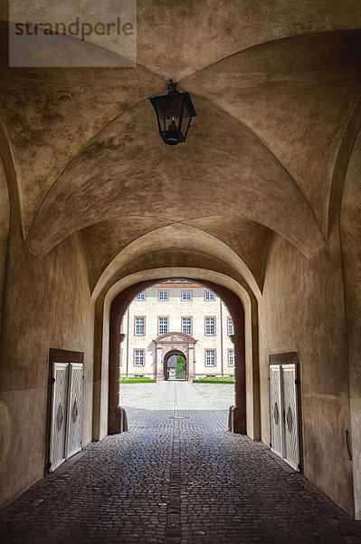 Ehemalige Abtei und Schloss Corvey  UNESCO-Weltkulturerbe  Höxter  Nordrhein-Westfalen  Deutschland  Europa