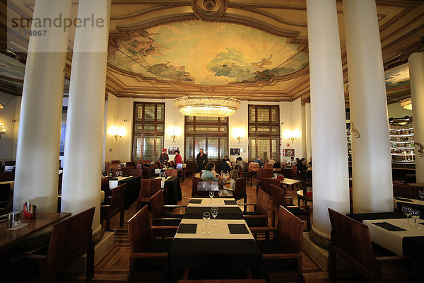 Café del Circulo de Bellas Artes  Jugendstil  Madrid  Spanien  Europa