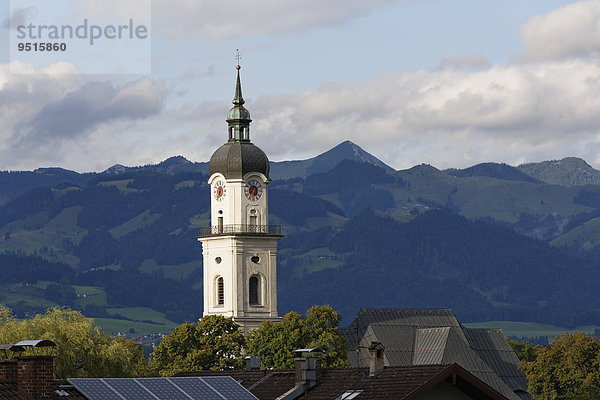 Pfarrkirche Heilig Kreuz  Kiefersfelden  Inntal  Oberbayern  Bayern  Deutschland  Europa