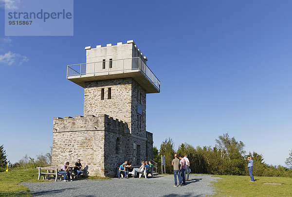 Aussichtsturm auf Geschriebenstein  Günser Berge  Mittelburgenland  Burgenland  Österreich  Europa