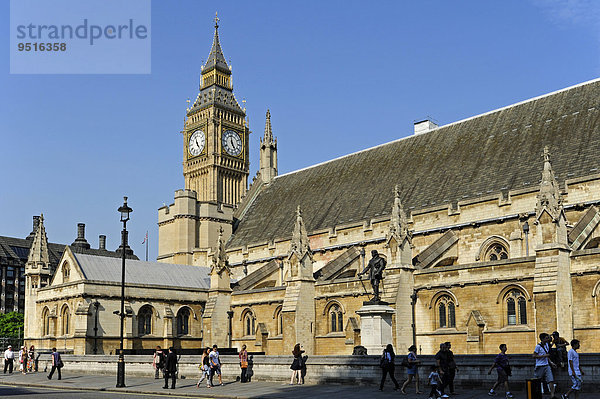 Big Ben  Elizabeth Tower  Palace of Westminster  UNESCO-Weltkulturerbe  London  England  Großbritannien  Europa