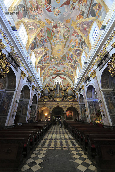 Kathedrale St. Nikolaus innen  Ljubljana  Slowenien  Europa