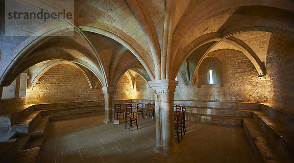 Romanische Zisterzienserabtei Notre-Dame de Sénanque von 1148  bei Gordes  Provence-Alpes-Côte d'Azur  Frankreich  Europa
