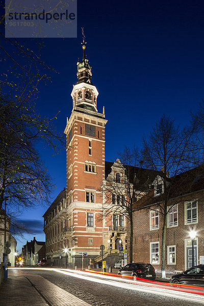 Altes Rathaus  Leer  Ostfriesland  Niedersachsen  Deutschland  Europa